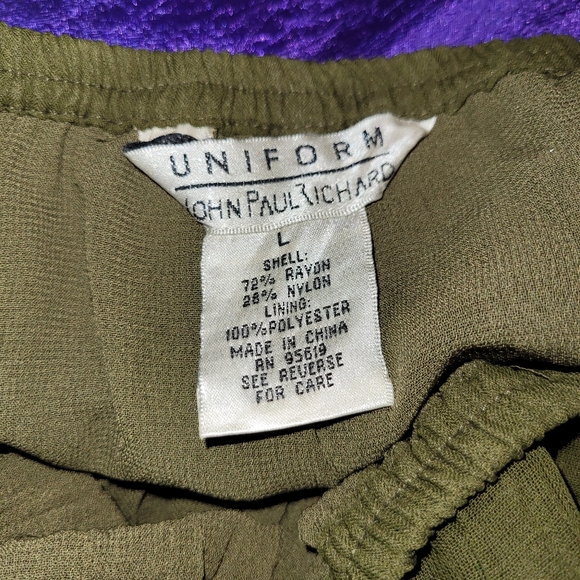 '90s Vintage Crushed Velvet Skirt & Blazer Set - Picture 10 of 11